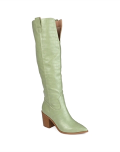 Collection Женские Широкие сапоги до колена Tru Comfort Foam с широкой голенищей Therese, зеленый Journee