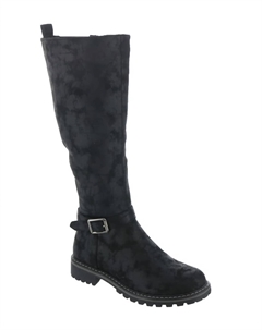 Женские ковбойские сапоги Giddy Up в потертом черном цвете Corkys footwear