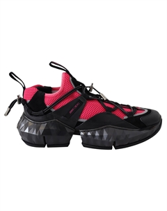 Electric Elegance Кожаные сетчатые женские кроссовки, черный/серебряный Jimmy choo