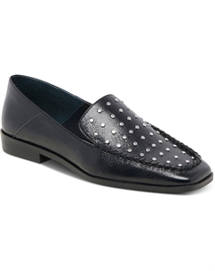 Женские декорированные лаковые лоферы, черный Dolce vita