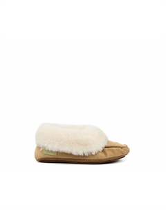 Женские мокасины в бежевом цвете Super lamb