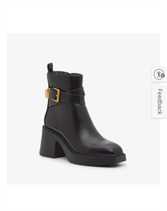 Женские ботинки Adriel гладкие черные Chinese laundry