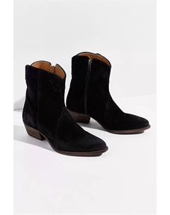 Женские ковбойские сапоги в черном замше Free people