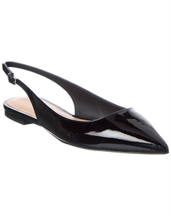 Патентованные туфли Mara Slingback Flat, черный Stuart weitzman
