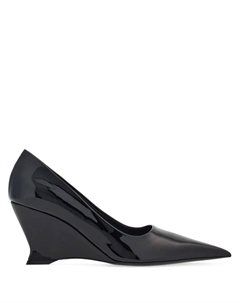 Феррагамо 70 мм кожаные туфли на платформе, черный Salvatore ferragamo