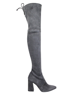 Женские Замшевые Highstreet Массивные каблуки Ботильоны до бедра, Slate Stuart weitzman