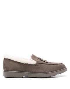Мягкие замшевые лоферы, серый Doucal's