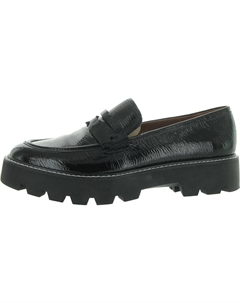 Balin Женские лаковые лоферы на плоской подошве, черный Franco sarto