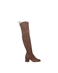 Кожаные женские сапоги, бежевый Stuart weitzman