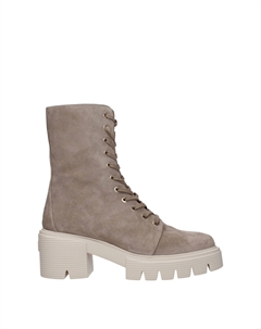 Женские кожаные ботильоны, бежевый Stuart weitzman