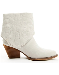 Женские короткие модные ботильоны в стиле вестерн Saylor кремового цвета Very g