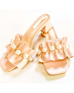 Женские шлепанцы Paula в розовом жемчуге Camel threads