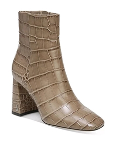 Сапоги-ботфорты Codie женские кожаные коричневые на квадратном каблуке Sam edelman