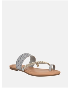 Сандалии Levvia с цепочками, светло-голубой Guess factory