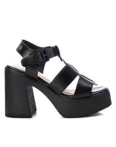 Женские босоножки на каблуке, черный Xti