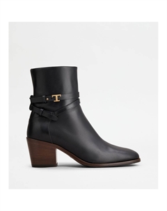 Кожаные ботильоны, черный Tod's