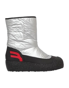 Camely 6228425 Женские сапоги серебристые из синтетической ткани Bally