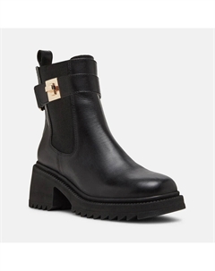 Стив Мэдден Гейтс Челси Женские Размер 6 Черные Кожаные Ботильоны На Платформе ZPO1681 Steve madden