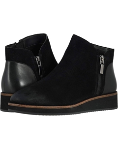 Ботинки Wesley женские 5,5 черные кожаные с боковой молнией короткие ZPO1061 Softwalk