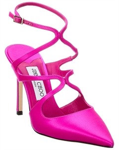 Сатиновые туфли Azia 95, розовый Jimmy choo