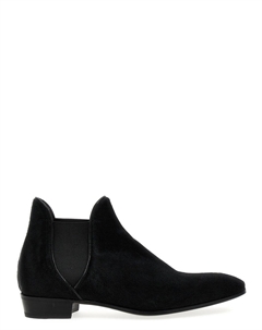 Сапоги на шпильке из телячьей кожи, черный Lidfort