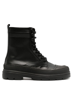 Высокие шнурованные ботинки, черный Calvin klein