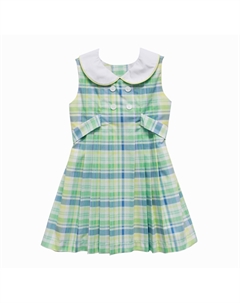 Платье Lucy для девочки в садовую клетку, Garden Plaid Zuccini kids