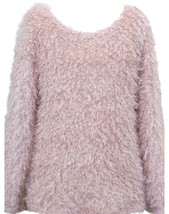 Мягкая пушистая кофта с длинными рукавами для девочек постарше, розовый Myhannahbanana