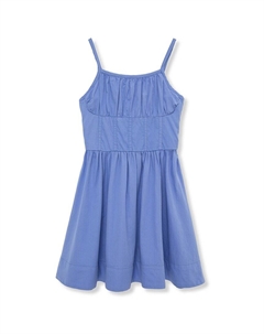 Привычное платье-футляр с бретелями, синий Habitual