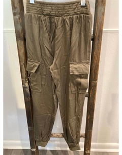 Детские грузовые брюки цвета оливы, оливковый Habitual girl