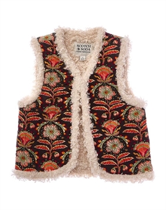 Принтованный жилет, оранжевый Scotch&soda