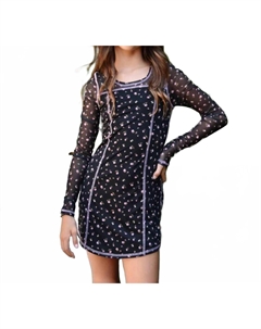 Romi Платье с длинными рукавами в черном цвете Katiejnyc