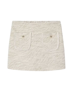 Песчаная твидовая юбка, бежевый Mayoral