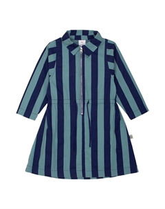 Платье Riga для девочки в зелено-голубом цвете Wynken