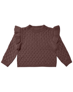 Rylee & Cru Свитер La Reina, фиолетовый Rylee + cru