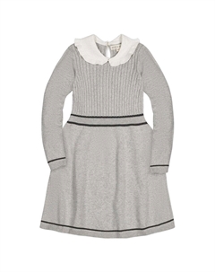 Хоуп & Генри платье-трапеция с кабельным узором в стиле Питер Пэн Hope & henry