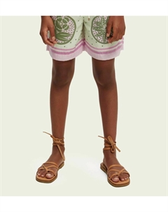 Детские шорты с принтом по всей поверхности, зеленые Scotch&soda