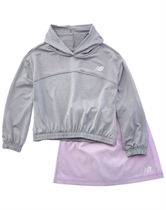 Комплект из двух предметов: топ и самокат, серый New balance