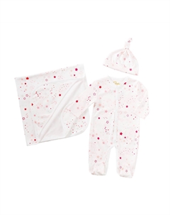 Детский пижамный комплект "Мерцающие звездочки" в розовом Petidoux
