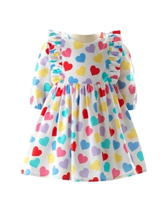 Платье и шаровары с оборкой в форме сердца от Confetti, белый Rachel riley