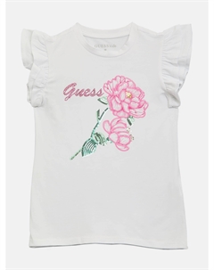 Футболка Mia Flower (7-14), белый Guess factory