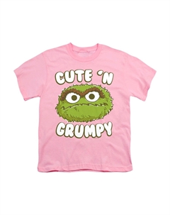 Футболка с коротким рукавом для детей "Sesame Street" - Милашки и Ворчуны, розовый Gildan