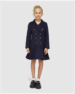 Пальто приталенное из шерстяной смеси Good Manners, темно-синий Belle & bloom