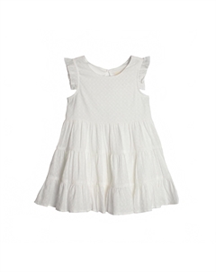 Платье Gingham Dreams в белом цвете Mabel + honey