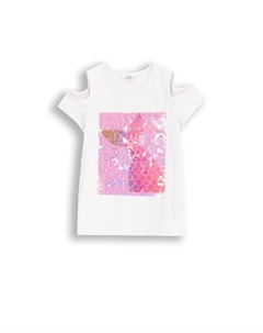 Футболка, белый Coccodrillo