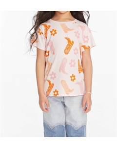 Детская ковбойская рубашка в оранжево-розовом цвете Chaser