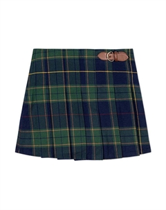 Надежда и Генри плиссированная юбка для верховой езды, синий Hope & henry