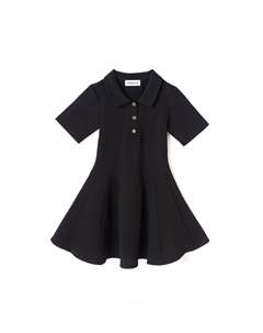 Девчачье платье с пуговицами Rondel в черном цвете Sasha+z