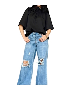 Топ с колокольчиками в черном цвете Umgee