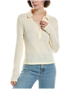 Carine Вязаная поло рубашка, белый Rag & bone